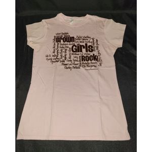 Light Pink 'Brown Girls Rock' T-shirt